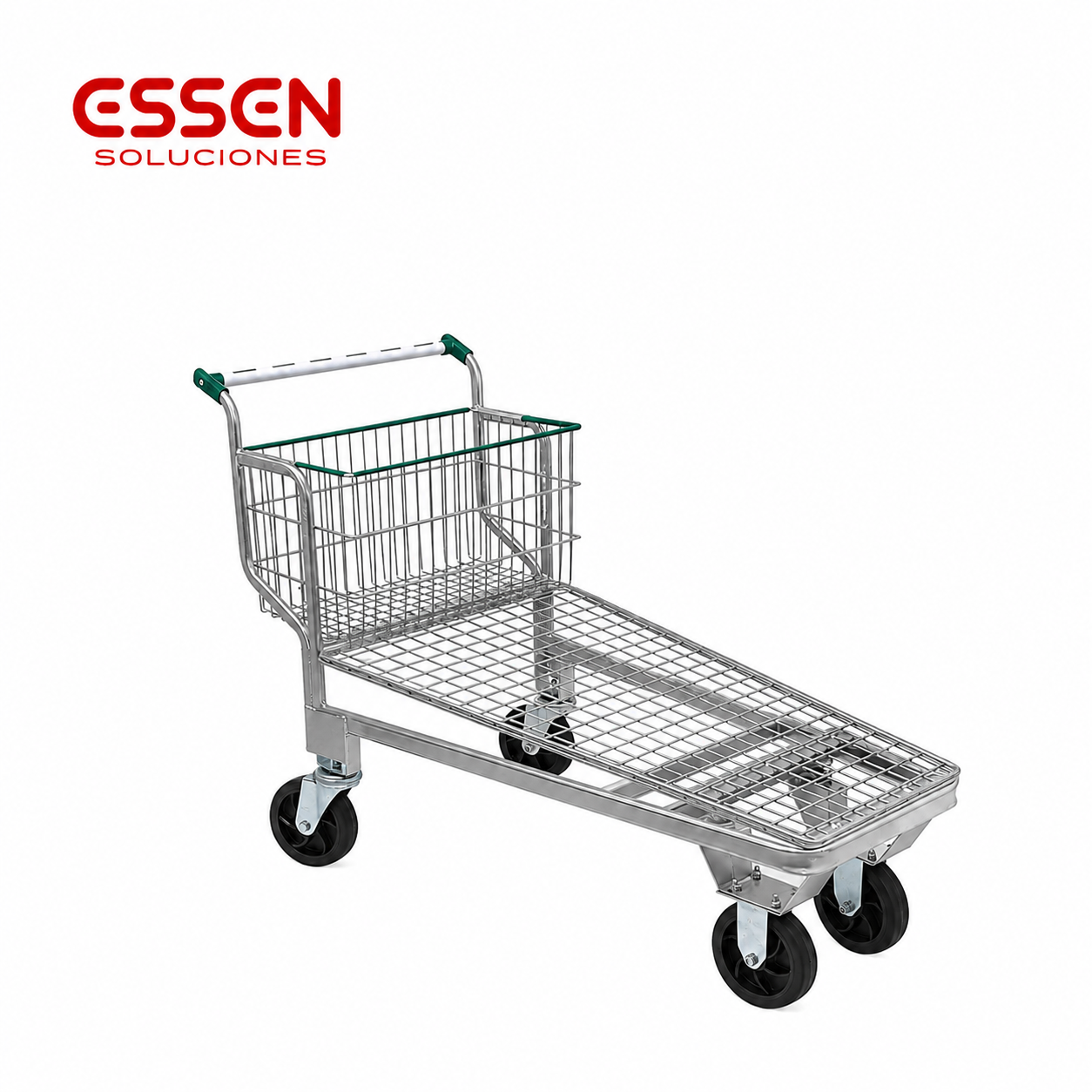 Carro de malla metálica de 300Kg