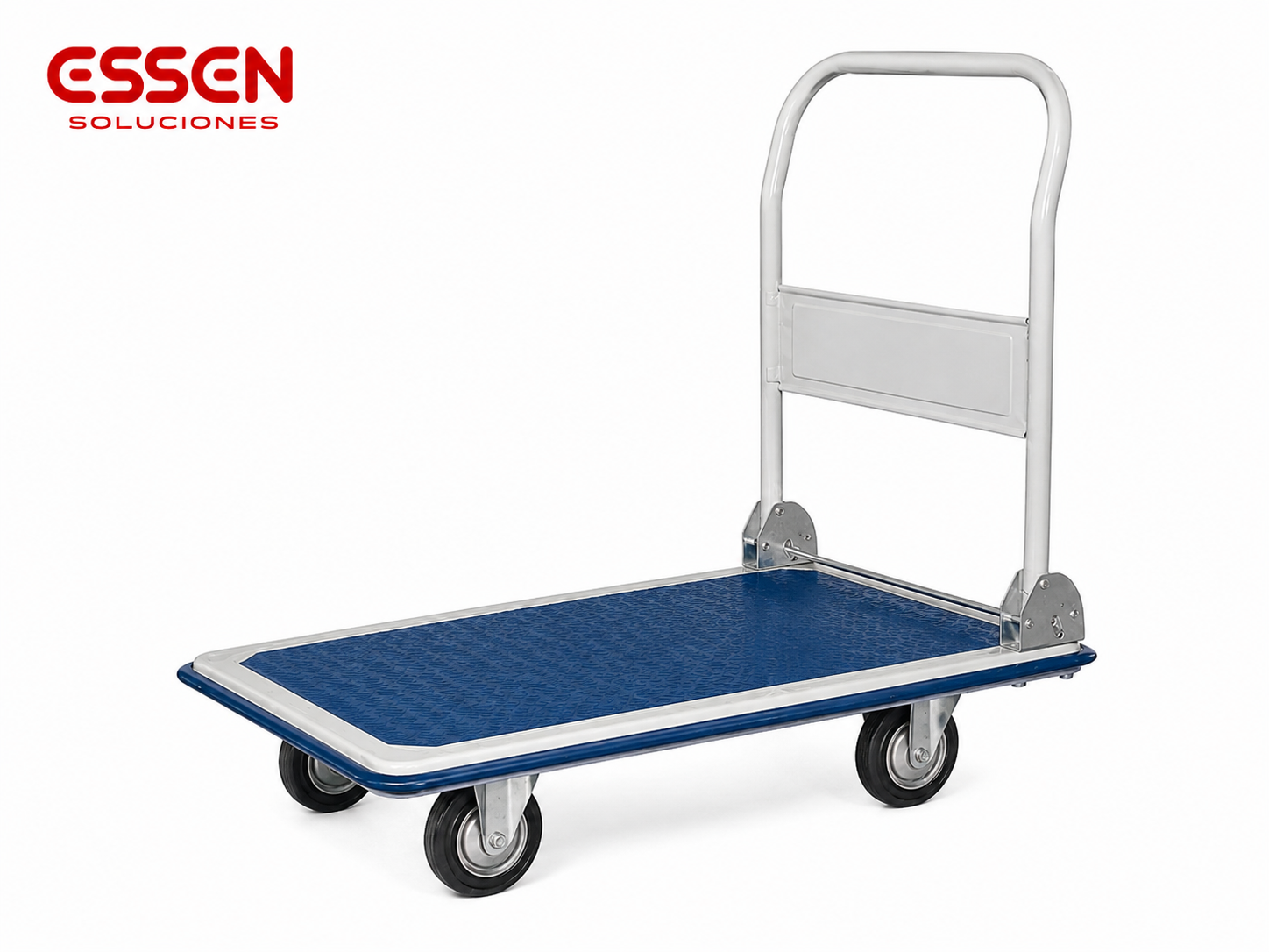 Carro de carga 4 ruedas plegable 300kg