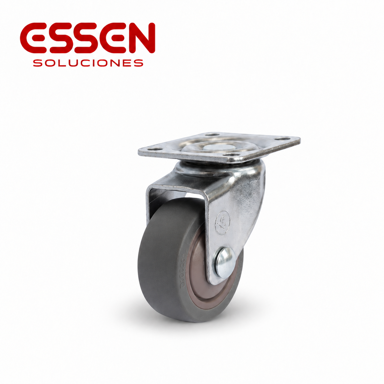 Rueda Ø32mm de goma termoplastica (Suave) giratoria