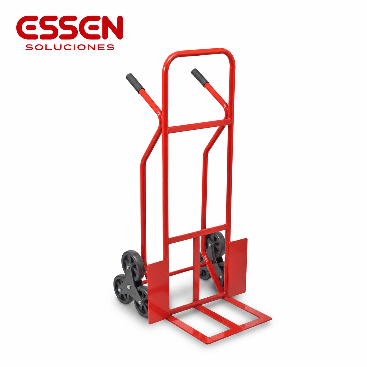 Carro de carga salvaescaleras ruedas triple hasta 300Kg